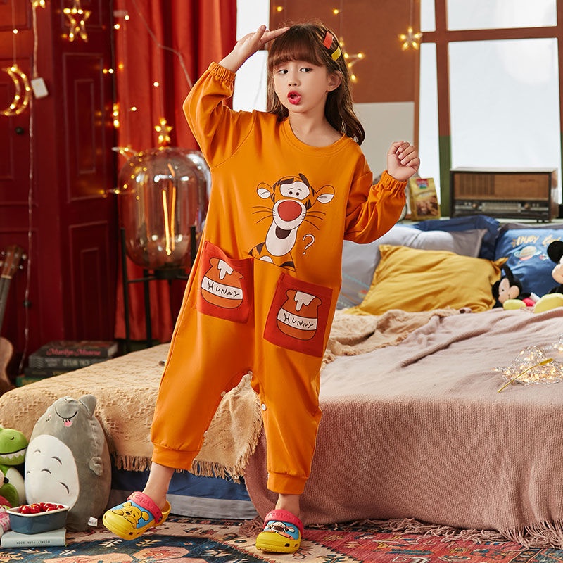 Túi Ngủ Thu Đông. Đồ Ngủ Liền Thân Tay Dài Chất Liệu cotton Thời Trang Xuân Thu Dành Cho Bé