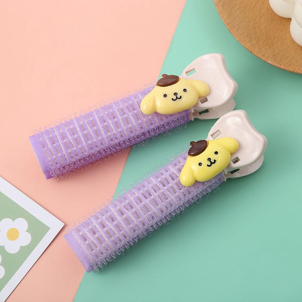 Kẹp Tóc Mái Giả Xoăn DIY Hình Melody Dễ Thương Cho Nữ