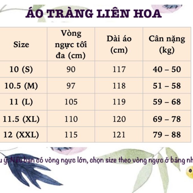 Áo tràng Phật tử Liên hoa nhập khẩu Đài Loan - áo choàng pháp hành lễ