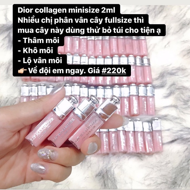 [Mã COSHOT22 giảm 10% đơn 350K] [Dior] Son dưỡng Dior Lip Glow + Collagen | BigBuy360 - bigbuy360.vn