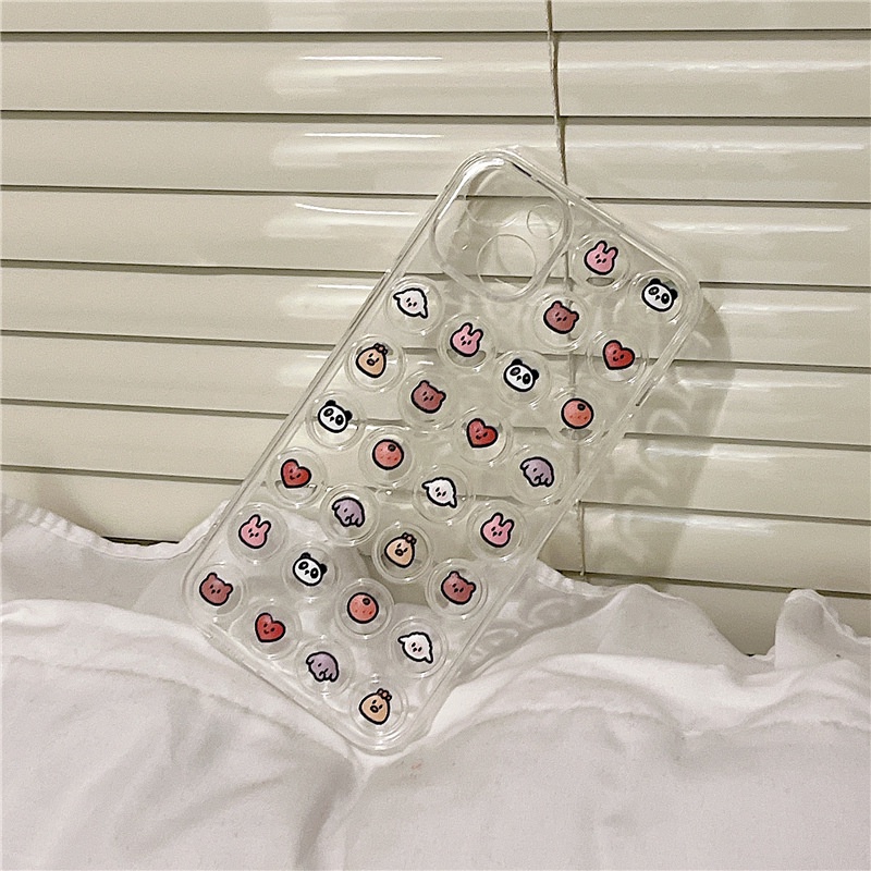 Ốp lưng iphone Ốp Điện Thoại Trong Suốt Hình Bong Bóng Cho iphone13 12Promax 6/6splus/7/7plus/8/8plus/x/xr/xs/11/12/13/pro/max/plus/promax Dinuo case