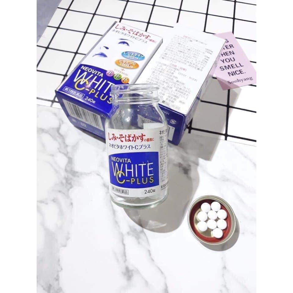 Viên uống trắng da Neovita White C-Plus của Nhật (hộp 240 viên) | BigBuy360 - bigbuy360.vn
