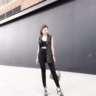 Quần legging 2 túi sau