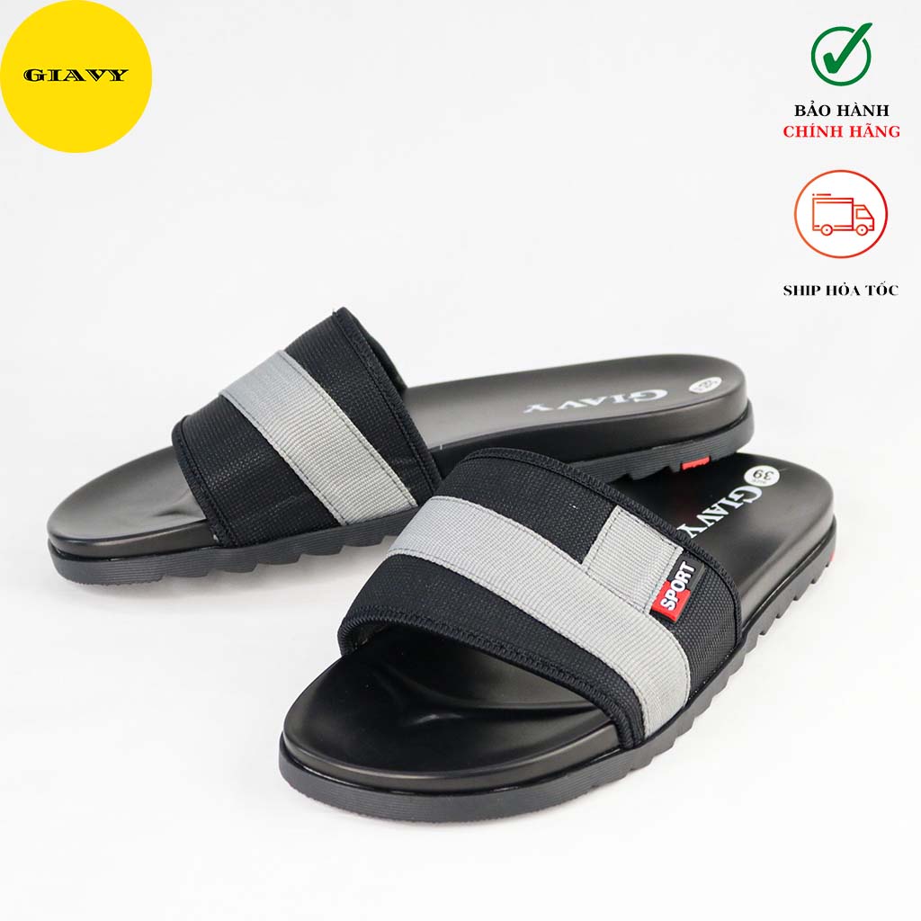 Dép nam quai ngang thời trang thời trang DU80 - GIÀY GIAVY