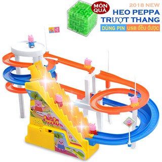 Đồ chơi cầu trượt heo con Peppa Pig