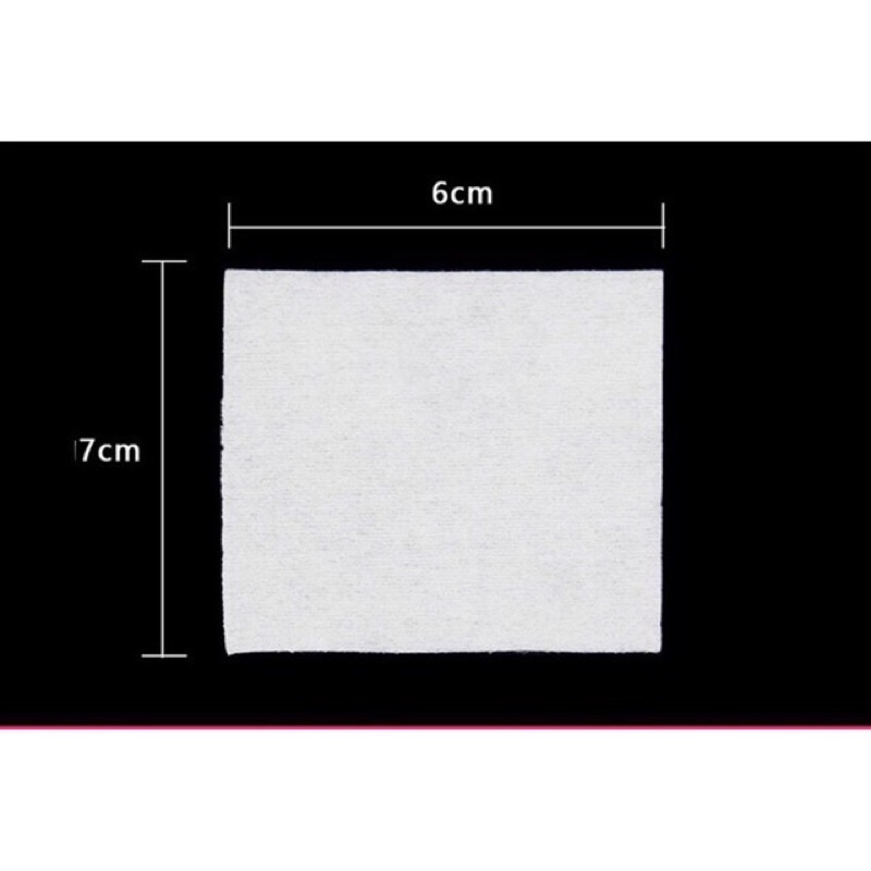 Bông cắt sẵn không tiệt trùng, bông lau phun xăm thẩm mỹ 7 x 6cm gói 1200 miếng