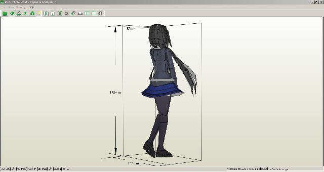 Mô hình giấy anime girl Kurumi Tokisaki