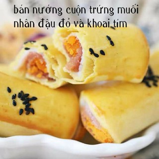 Bánh nướng cuộn trứng muối