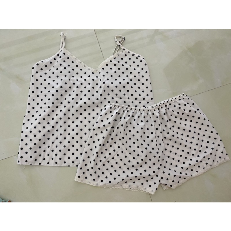Bộ 2 dây chấm bi mới 98% size 65kg
