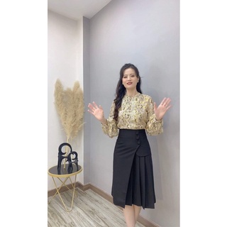 Sơ mi kim sa tay lồng đèn