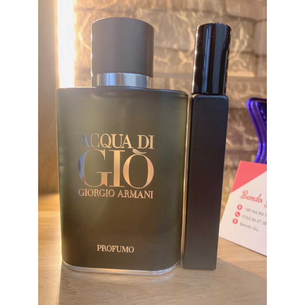 [Cam Kết Chính Hãng] Nước hoa Armani Acqua di Gio Profumo - Giò đen mẫu thử 5ml - 10ml