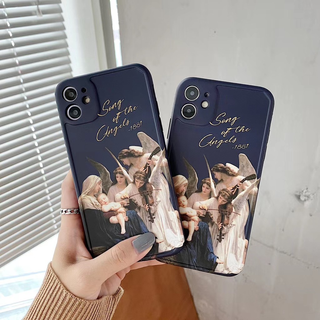 Ốp Điện Thoại Hình Tranh Sơn Dầu Nghệ Thuật Cho Iphone 7 8 + X Xs Xr Xsmax 11 Pro Promax | BigBuy360 - bigbuy360.vn