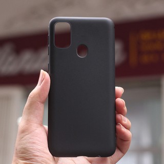 Ốp lưng dẻo đen mỏng dành cho Samsung Galaxy A21S 2020. Chống mồ hôi tay. Hàng chuẩn, hàng cao cấp.