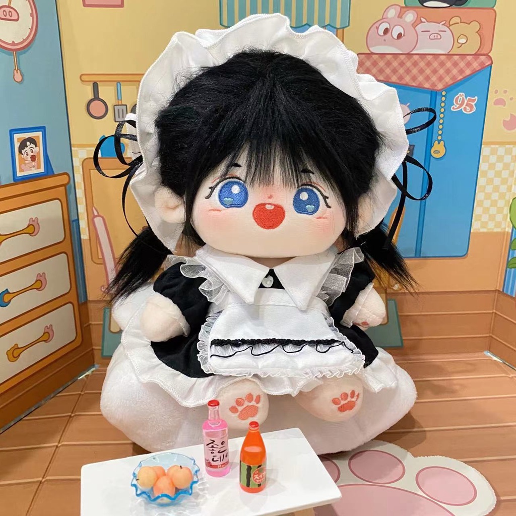 outfit doll 20cm Người giúp việc trang phục đồ chơi búp bê quần áo