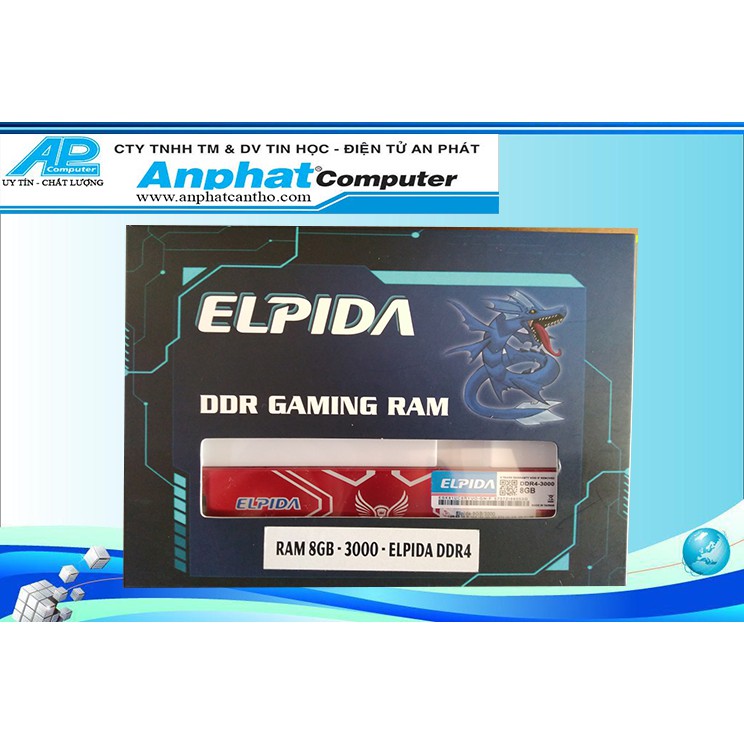 Ram PC DDR4 ELPIDA 1x8GB Bus 3000 - Hàng chính hãng - Bảo hành 36 tháng