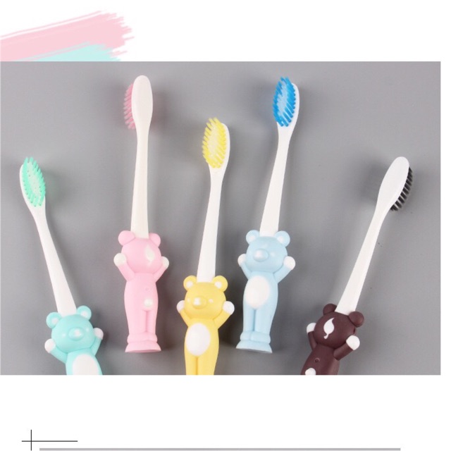 SET 4 BÀN CHẢI HÌNH THÚ CHO BÉ XUẤT NHẬT