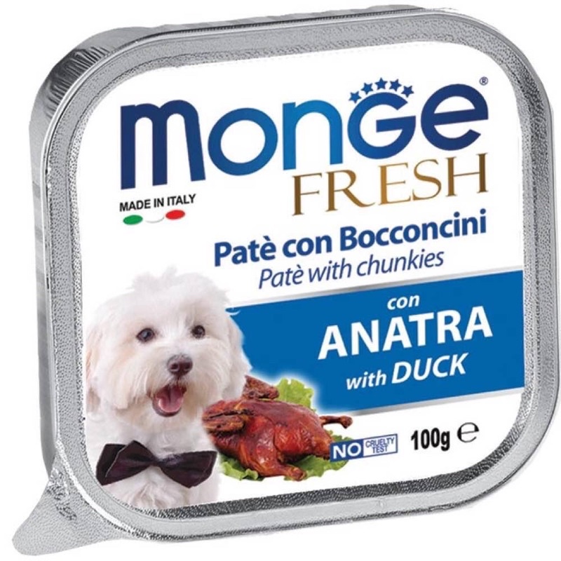 100g - Pate Monge Italy dành cho chó nhiều vị thơm ngon - pate Ý Monge, thức ăn dạng ướt cho chó - Kitty Pet Shop