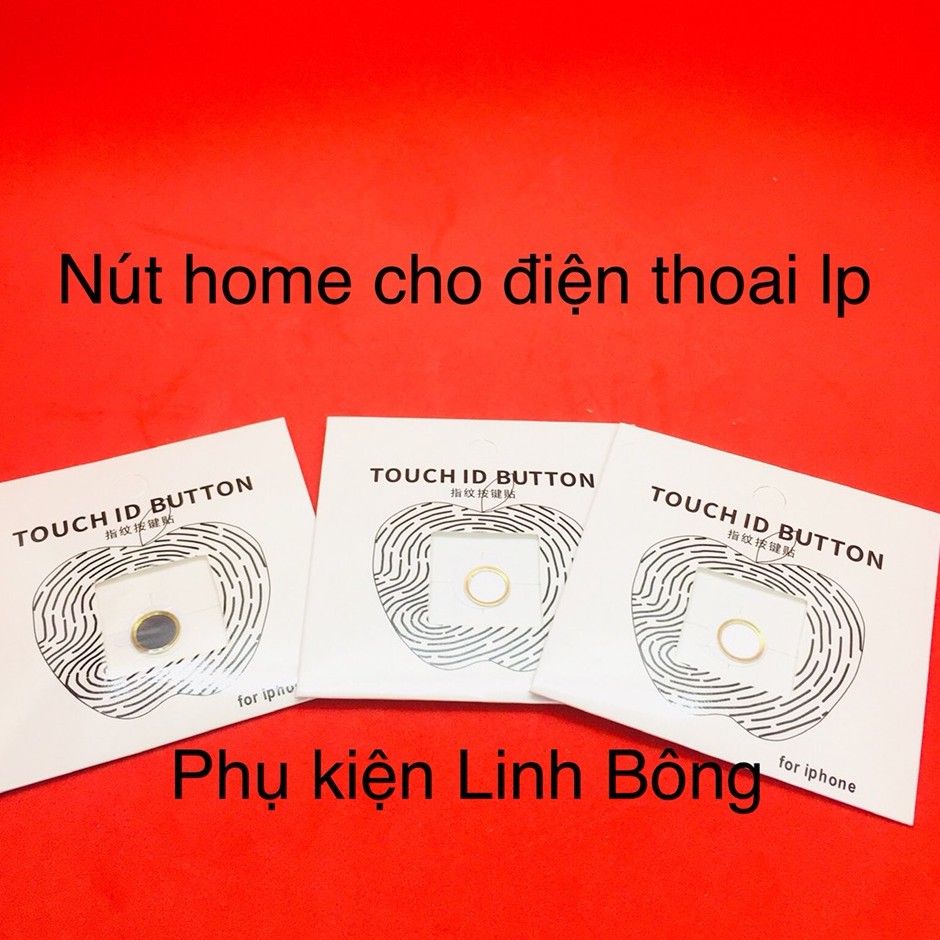 Nút home Iphone [ SIÊU RẺ] hỗ trợ vân tay 2 màu đen trắng