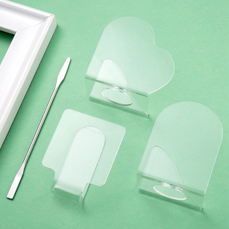 [Hàng mới về] Khay acrylic trong suốt phối màu sơn móng tay đa năng