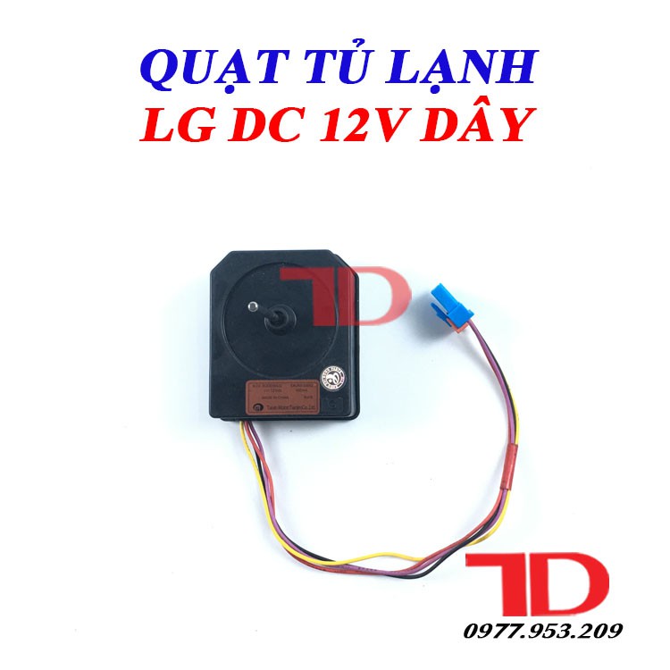 Quạt tủ lạnh LG DC 12V 4 dây