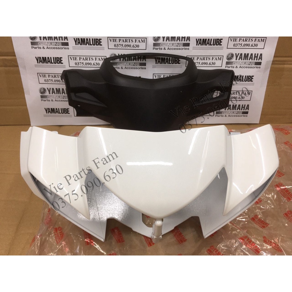 Combo bộ vỏ đầu 2 món ốp trước sau Sirius  - Hàng chính hãng Yamaha