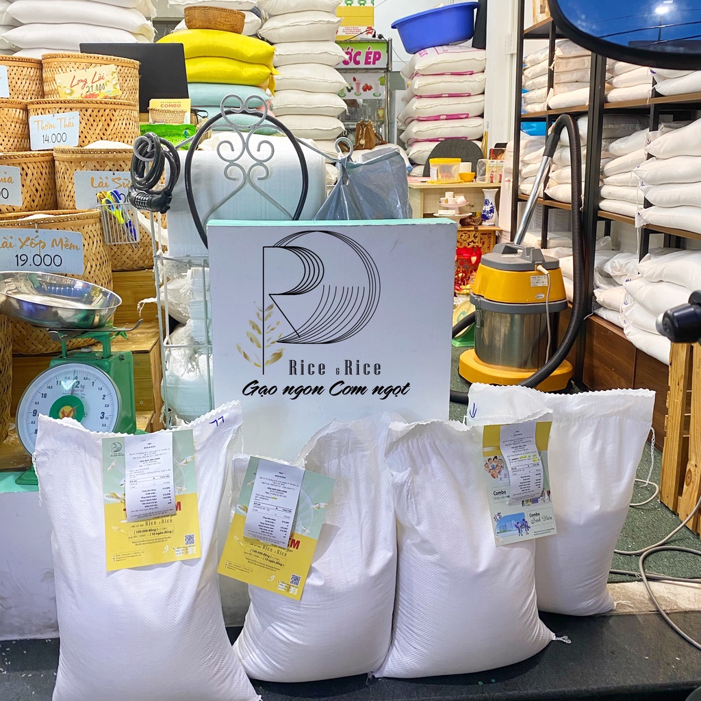 Túi 5KG Gạo Lài Sữa - Mùi thơm nhẹ và dẻo dai, ngọt cơm - Rice&Rice