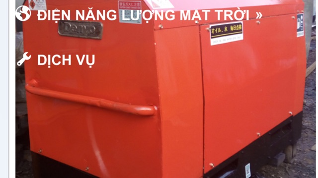 Máy phát hàn Denyo 280 9.9Kva có thể cải tiến thành máy phát điện 220v