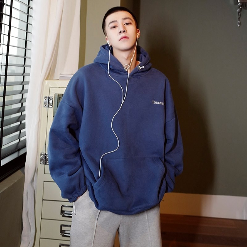 Áo Hoodie Tay Dài Dáng Rộng Phong Cách Hàn Quốc Cho Nam Giới | BigBuy360 - bigbuy360.vn