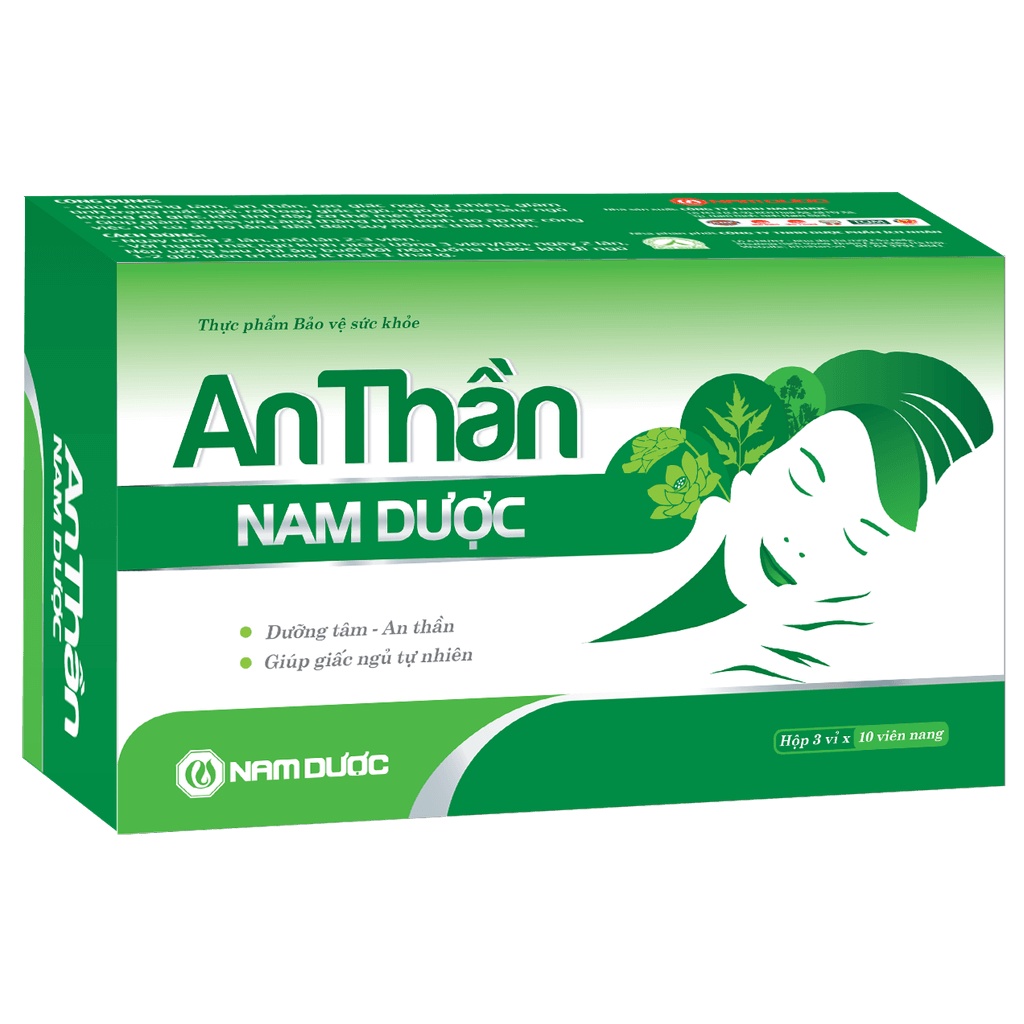 An Thần Nam Dược - Hỗ trợ giúp làm giảm stress và căng thẳng thần kinh - Chính hãng Date luôn mới nhất