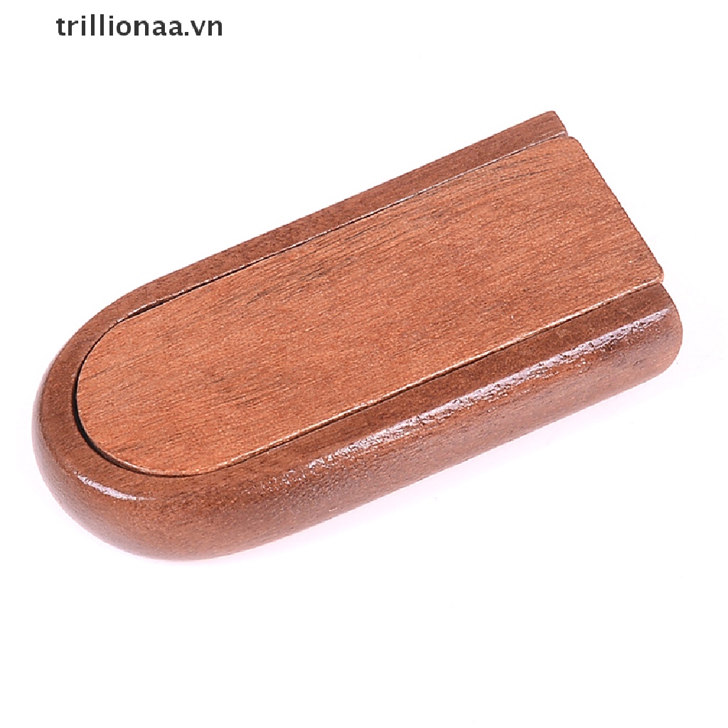 [Triillionaa] Giá Đỡ Ống Hút Thuốc Lá Bằng Gỗ Bền Có Thể Gập Lại