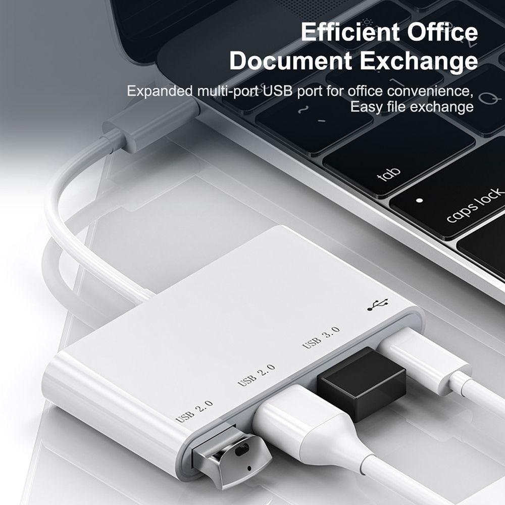 MYRONGVN Bộ Chuyển Đổi OTG Nhiều Cổng Type-C Cho Laptop