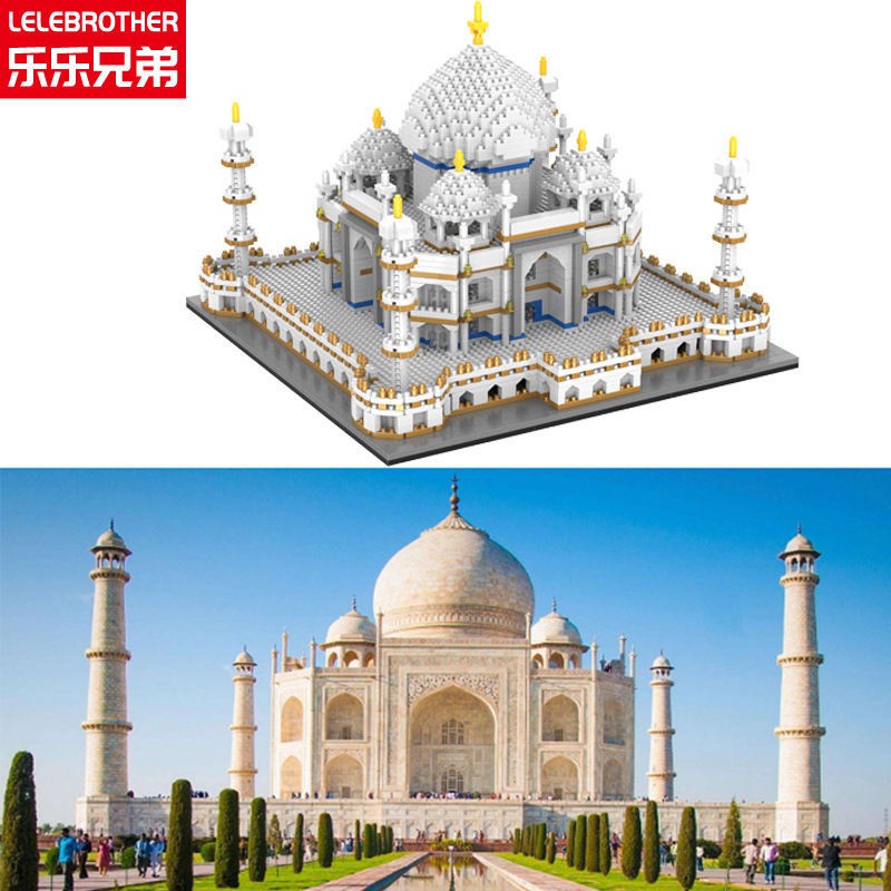 tương thích với các khối Lego Taj Mahal dành cho người lớn xây dựng lâu đài lắp ráp đồ chơi quà tặng cô gái khó