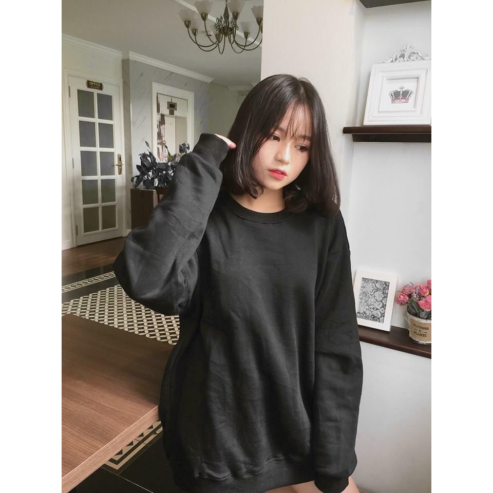 Áo sweater Nam Nữ oversize, sweater unisex Wado chất nỉ da cá form rộng 6 màu | BigBuy360 - bigbuy360.vn