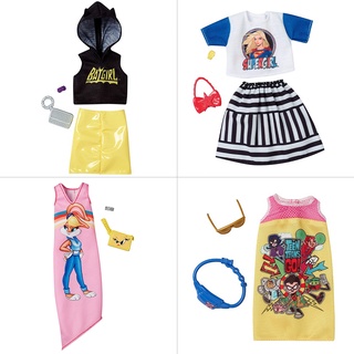 Thời Trang Búp Bê Barbie x US Cartoon Fashion Complete Look Set Quần Áo Thời Trang Barbie