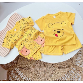Bộ gấu pooh cặp vàng