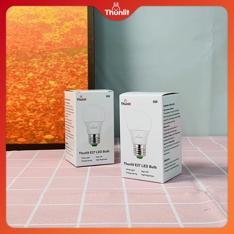 Bóng Đèn E27 Led Thunlit 5w Tiết Kiệm Năng Lượng Thiết Kế Tiện Dụng