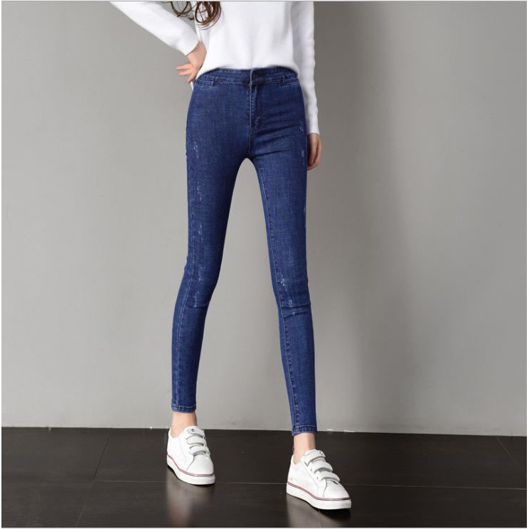 [Mã FAMAYWA giảm 10K đơn 50K] Quần jean nữ cao cấp VNXK cào nhẹ lai thường FREESHIP | BigBuy360 - bigbuy360.vn