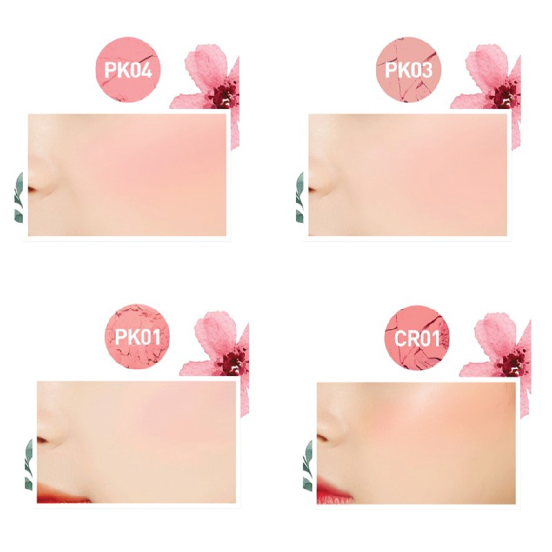 [Hàng mới về] Phấn má hồng màu pastel thương hiệu Apieu