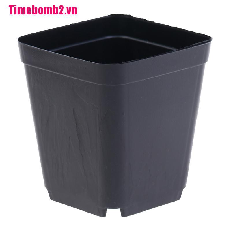 ### Bộ 10 Chậu Nhựa Trồng Cây Hình Vuông Chuyên Dùng