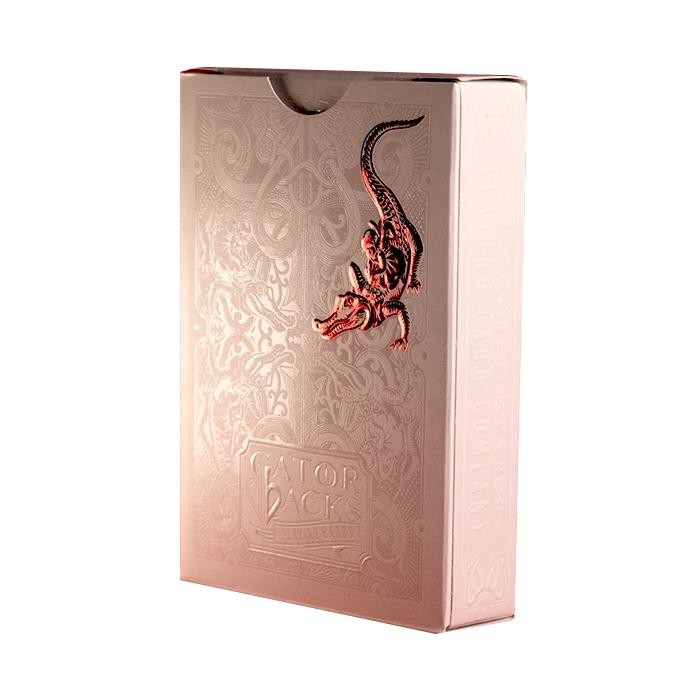 Bài tây Poker Gatorback Metallic Red Playing Cards