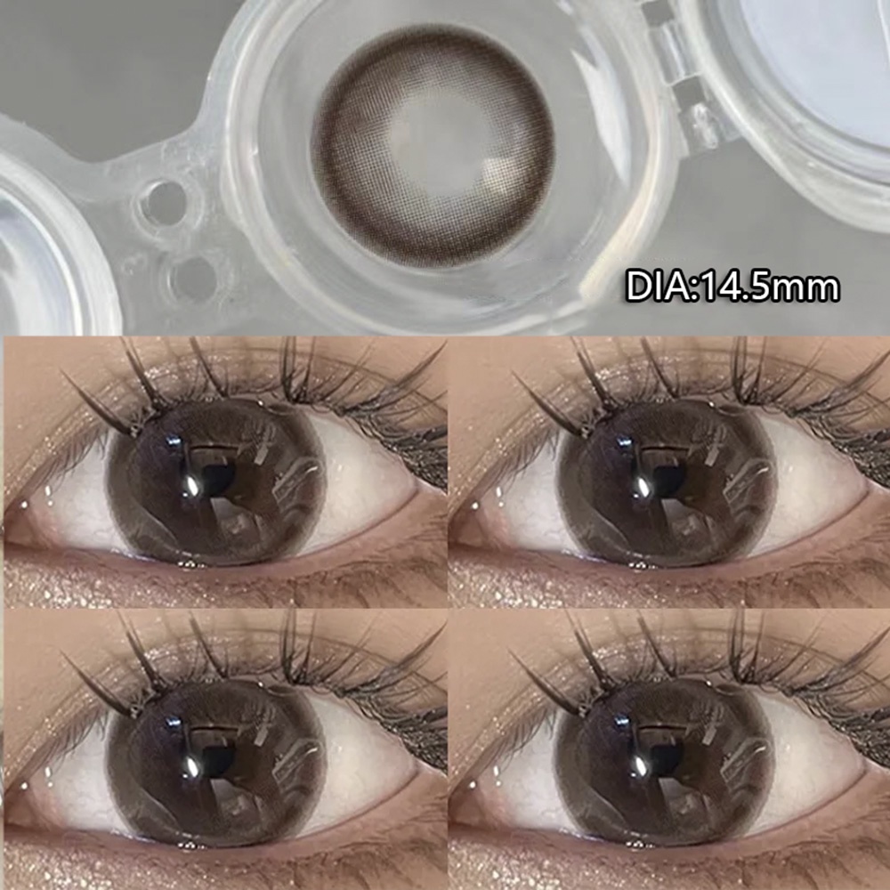 Set 2 Kính Áp Tròng 14.5MM  Mắt Tự Nhiên Thoải Mái 40%