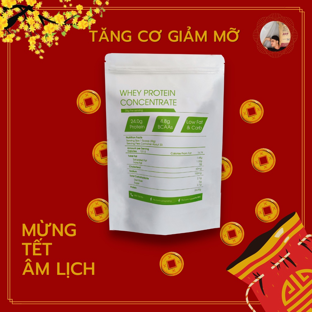 Whey Protein Concentrate NZMP 80% Protein Đạm whey cô đặc Sữa tăng cơ tăng