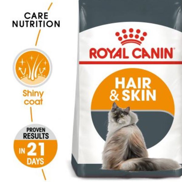 (chính hãng) ROYAL CANIN Hair &amp; skin 400g-2kg - thức ăn tiêu búi lông và dưỡng da cho mèo