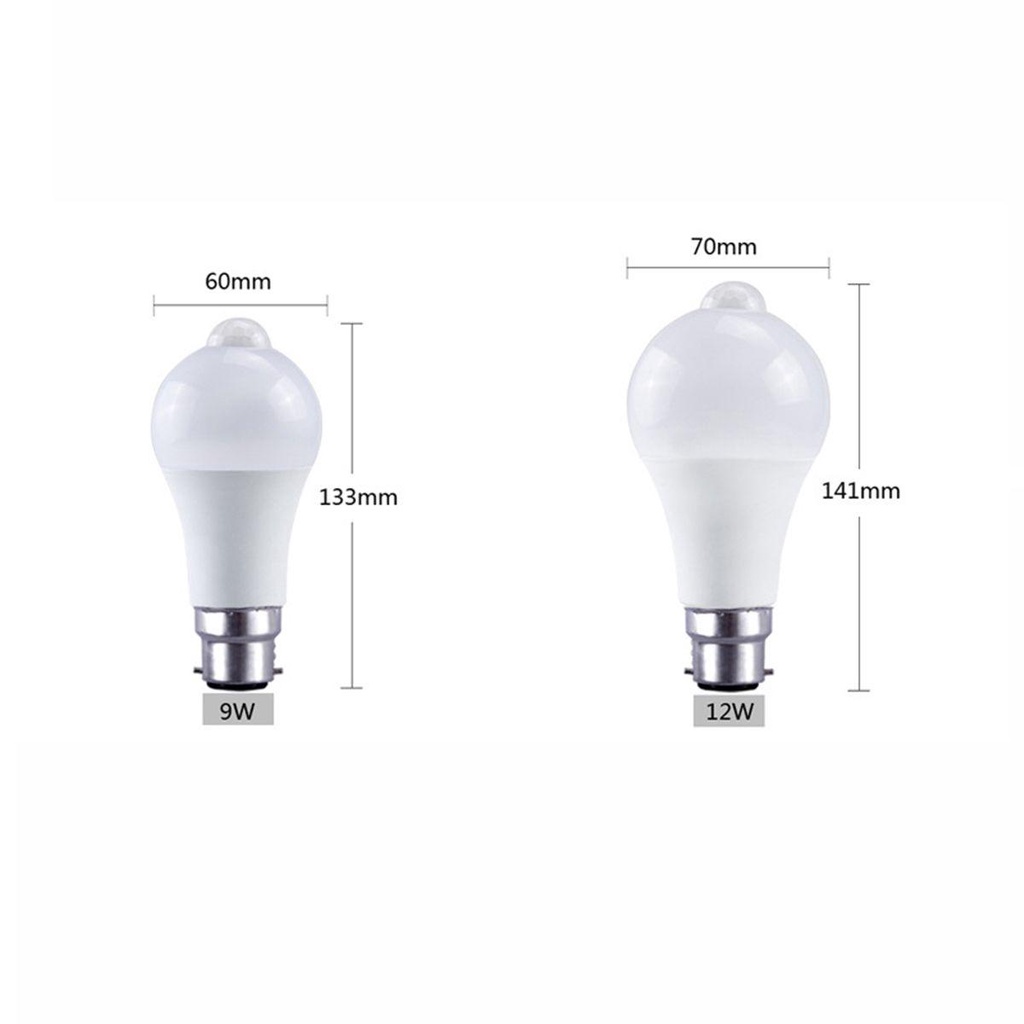 ZAIJIE24 Bóng Đèn LED Cảm Biến Chuyển Động B22 Tiết Kiệm Năng Lượng