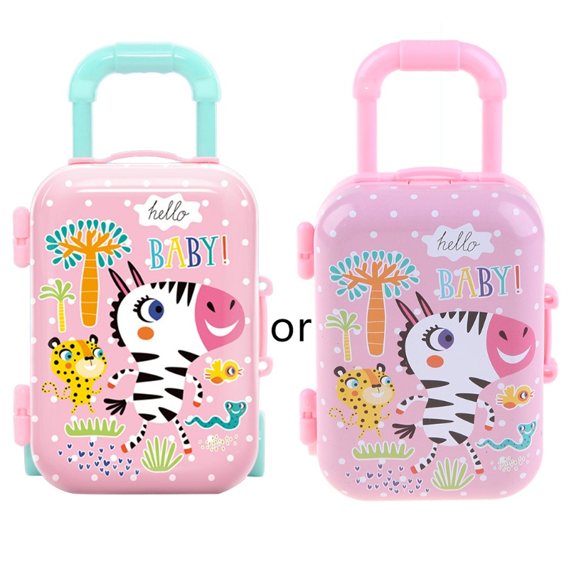 Hộp Đựng Kẹo Trò Chơi Mini Bằng Nhựa Hình Vali Dễ Thương Cho Bạn Gái