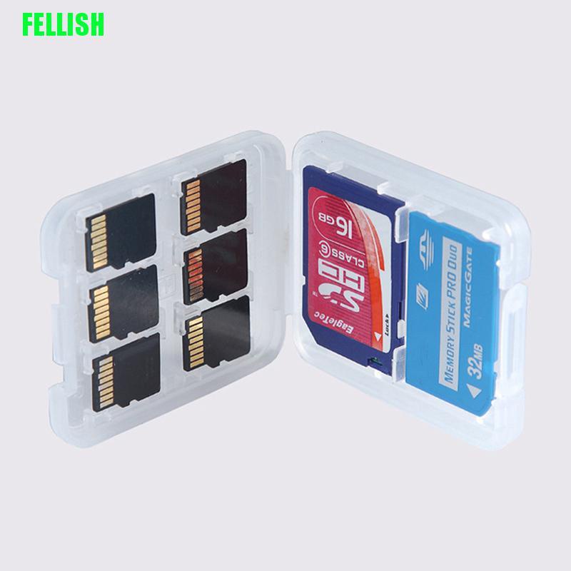Hộp đựng thẻ nhớ Micro SD TF SDHC MSPD 8 ngăn