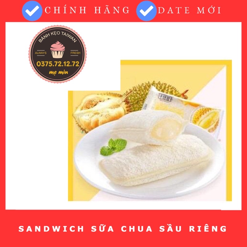 Combo 10 bánh sữa chua sầu riêng Đài Loan