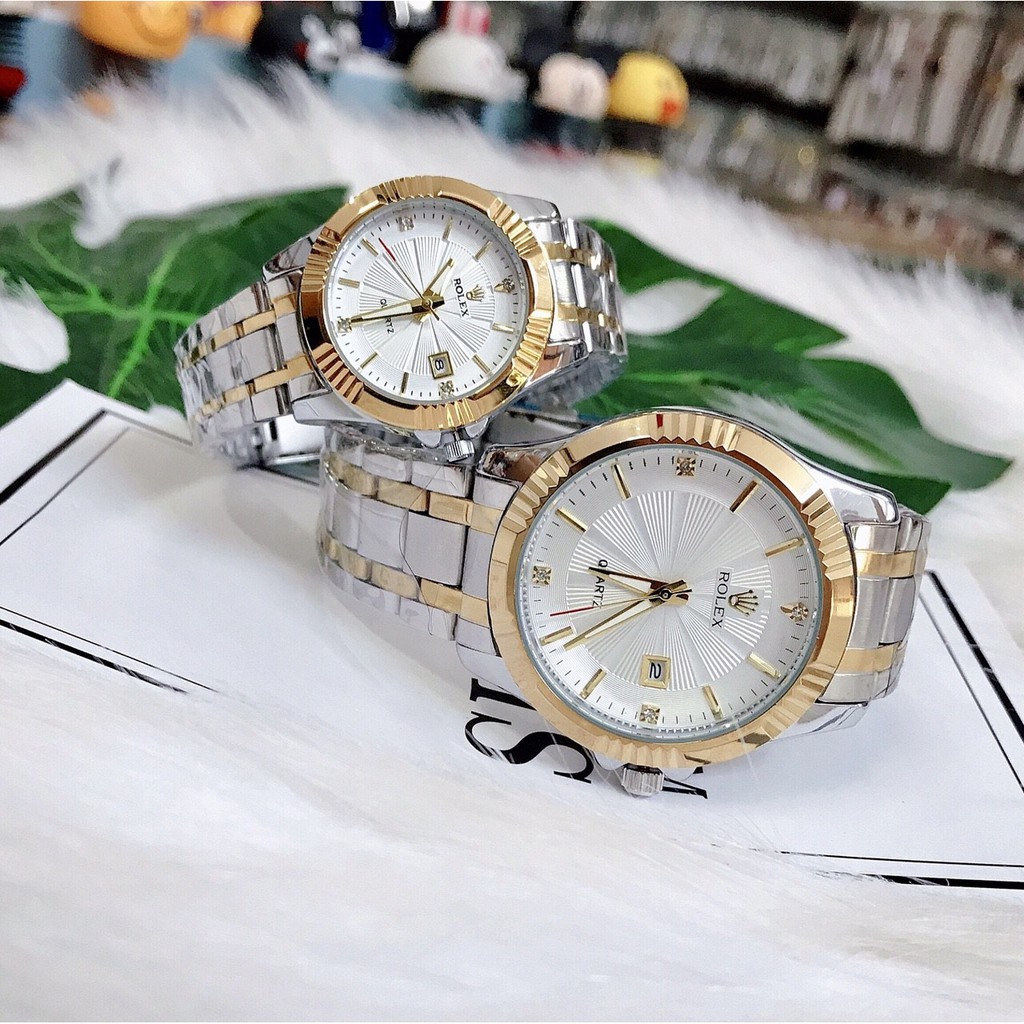 Đồng Hồ Nam Nữ R O L L E X x Dây Thép Không Gỉ Siêu Sang Trọng | BigBuy360 - bigbuy360.vn
