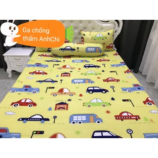 Ga chống thấm 100% cotton thun phủ nano siêu mát