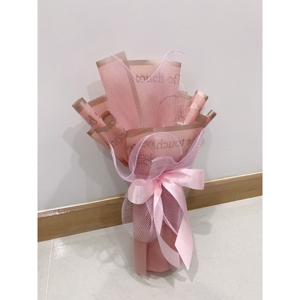 Cốt hoa/tiền/bánh kẹo…làm sẵn, giấy bóng 1 lớp, dài 30cm